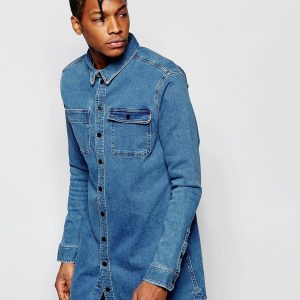 Mens Denim Long Sleeve